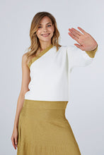 ONE SHOULDER KNITWEAR SWEATER