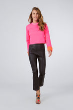 NEON TWO COLOR KNITWEAR SWEATER