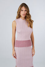 RIBBED TOP WITH GLITTERED BOTTOM PINK
