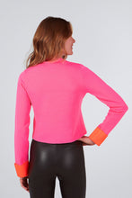 NEON TWO COLOR KNITWEAR SWEATER