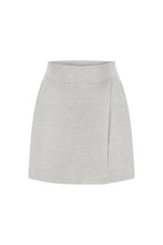 GLITTERED MINI SHORT SILVER
