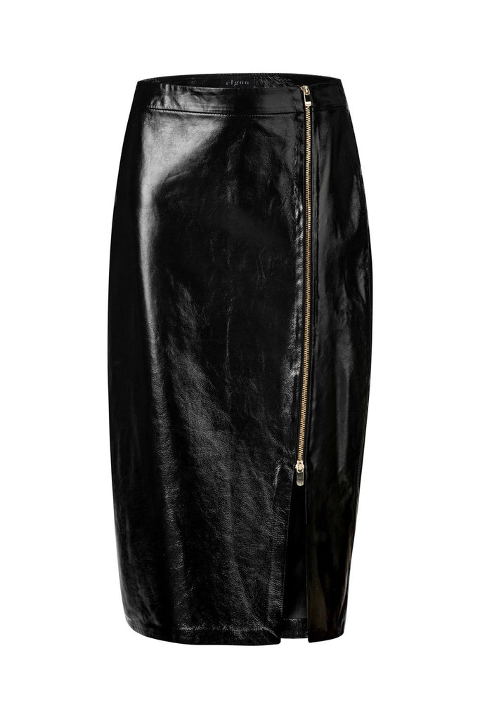 PATENT LEATHER SKIRT – Elgoo COLLECTION