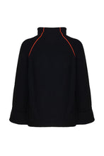 HIGH NECK CASHMERE SWEATER BLACK