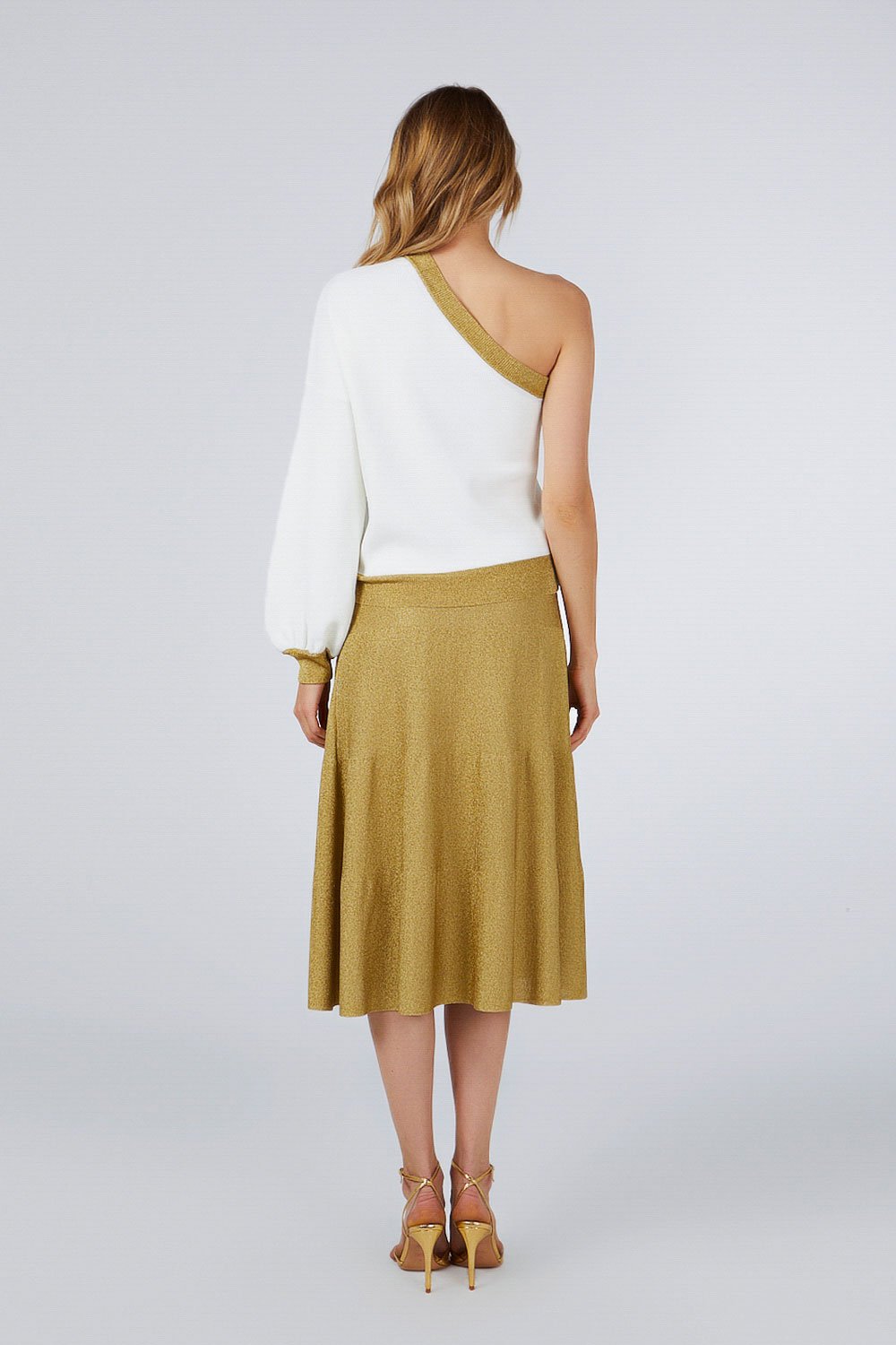 ONE SHOULDER KNITWEAR SWEATER