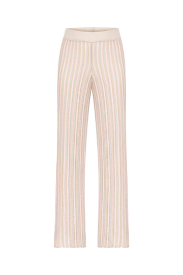 THREE COLOUR LUREX TROUSERS