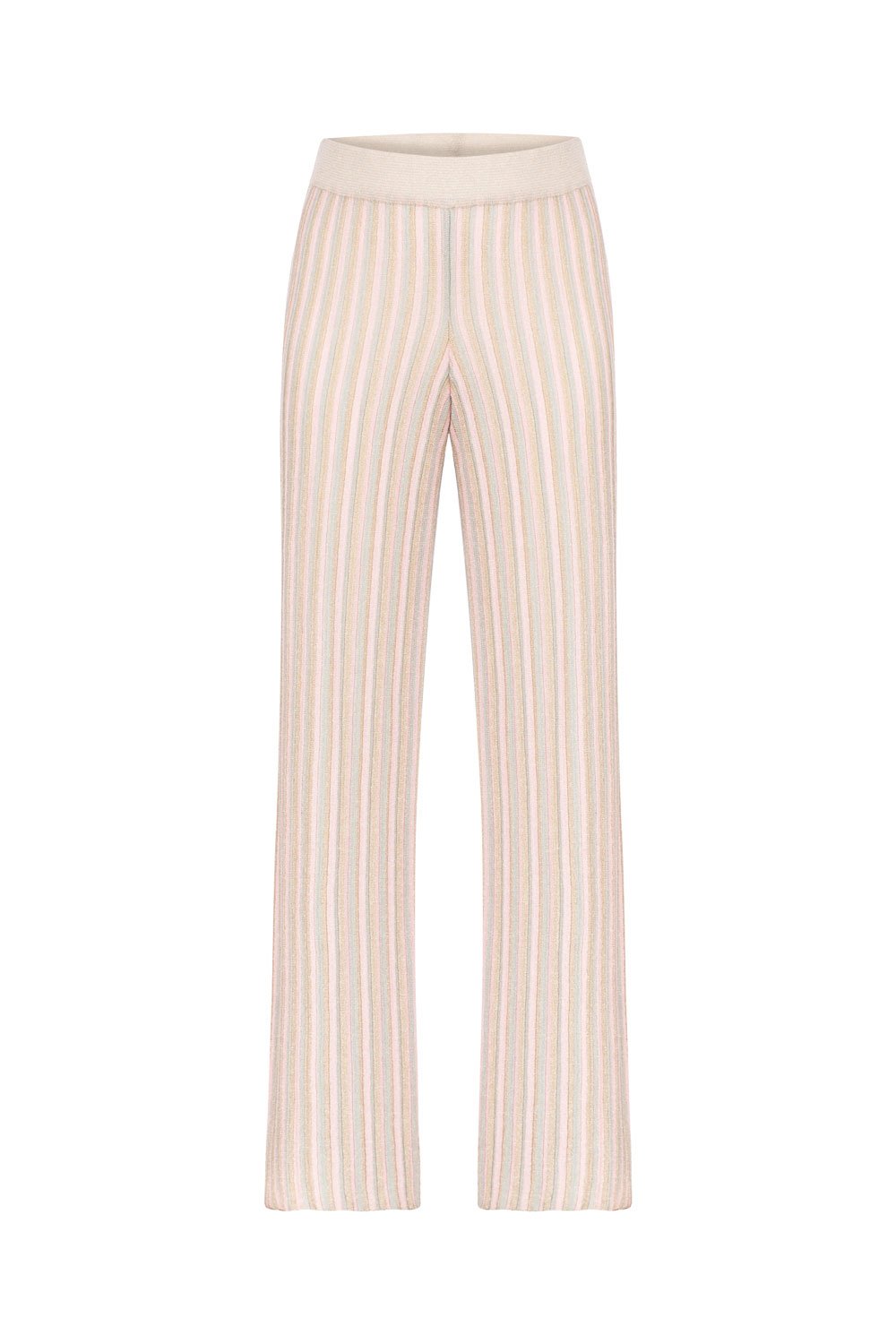 THREE COLOUR LUREX TROUSERS