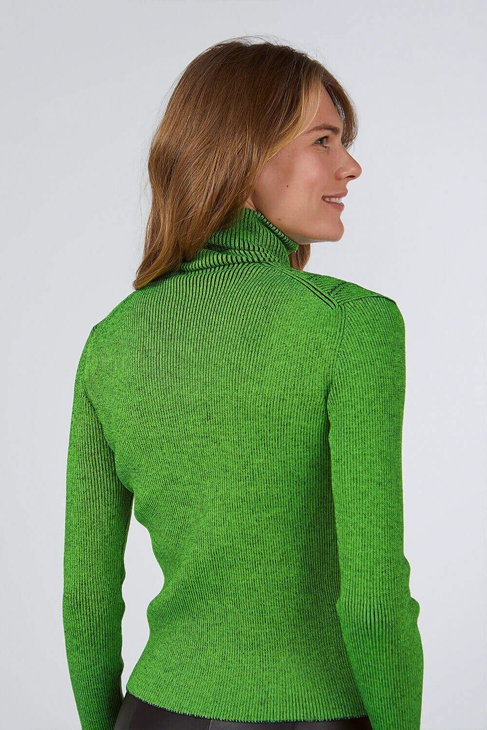 NEON TURTLE NECK KNITWEAR SWEATER