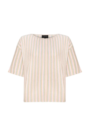 THREE COLOUR LUREX BLOUSE