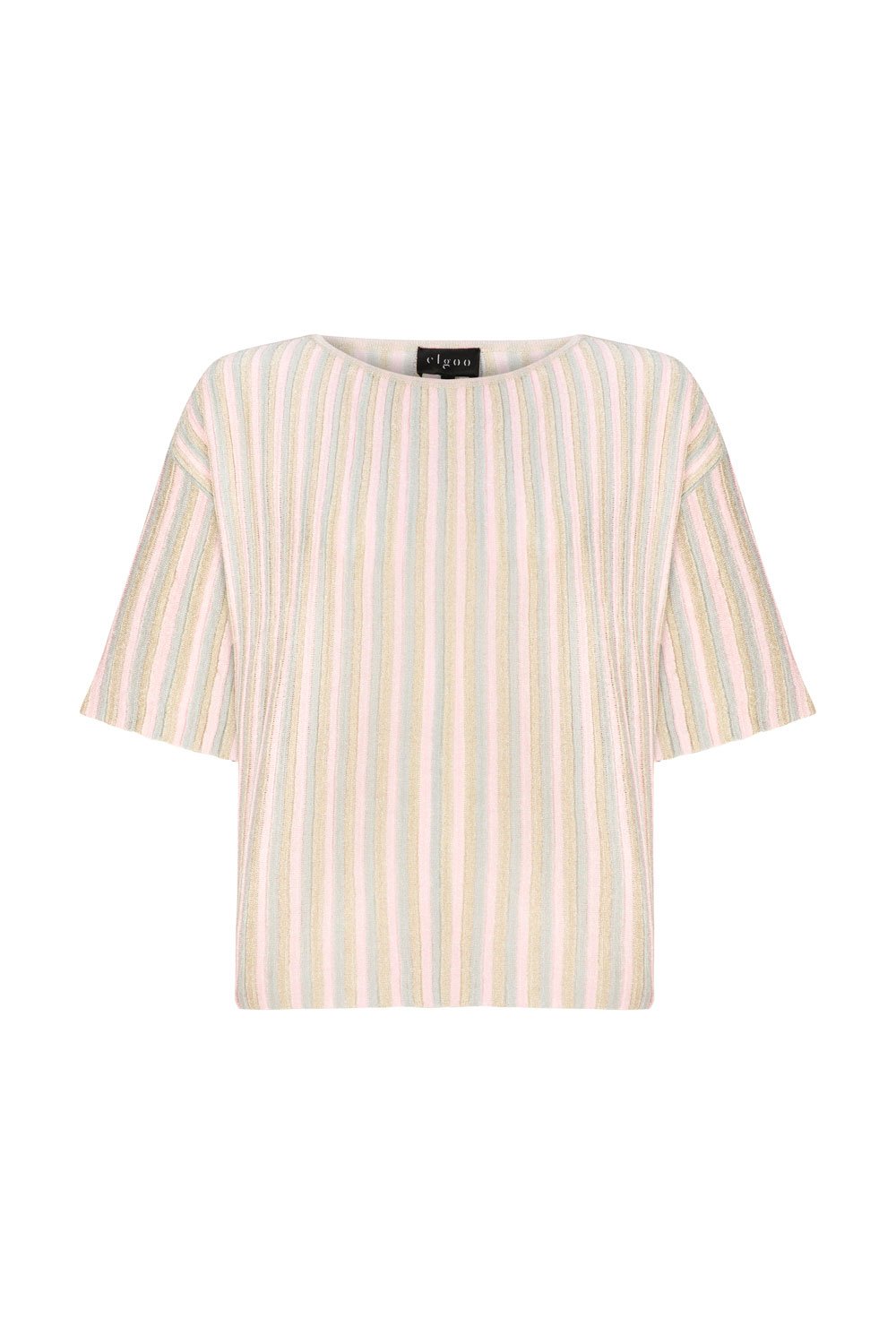 THREE COLOUR LUREX BLOUSE