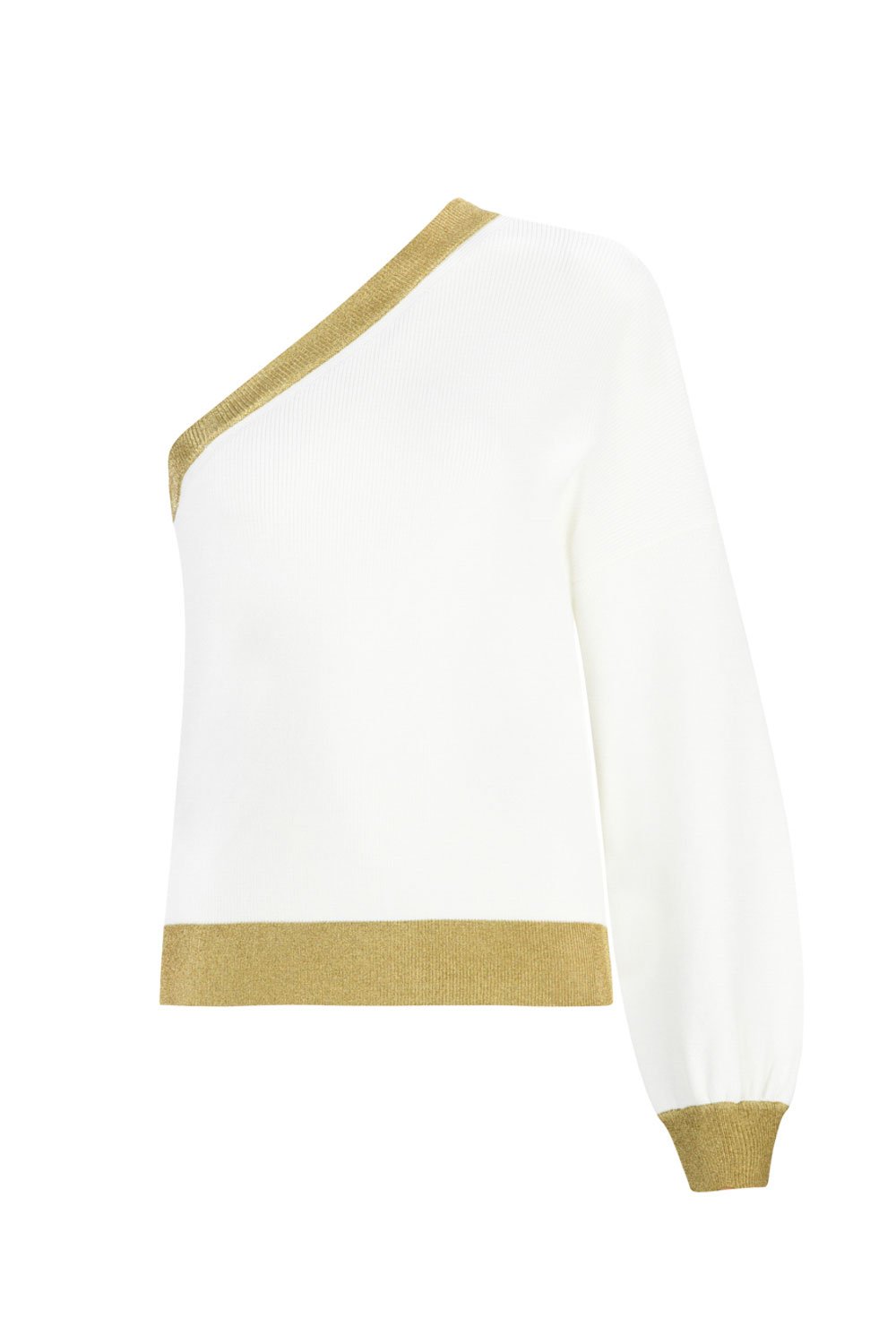 ONE SHOULDER KNITWEAR SWEATER