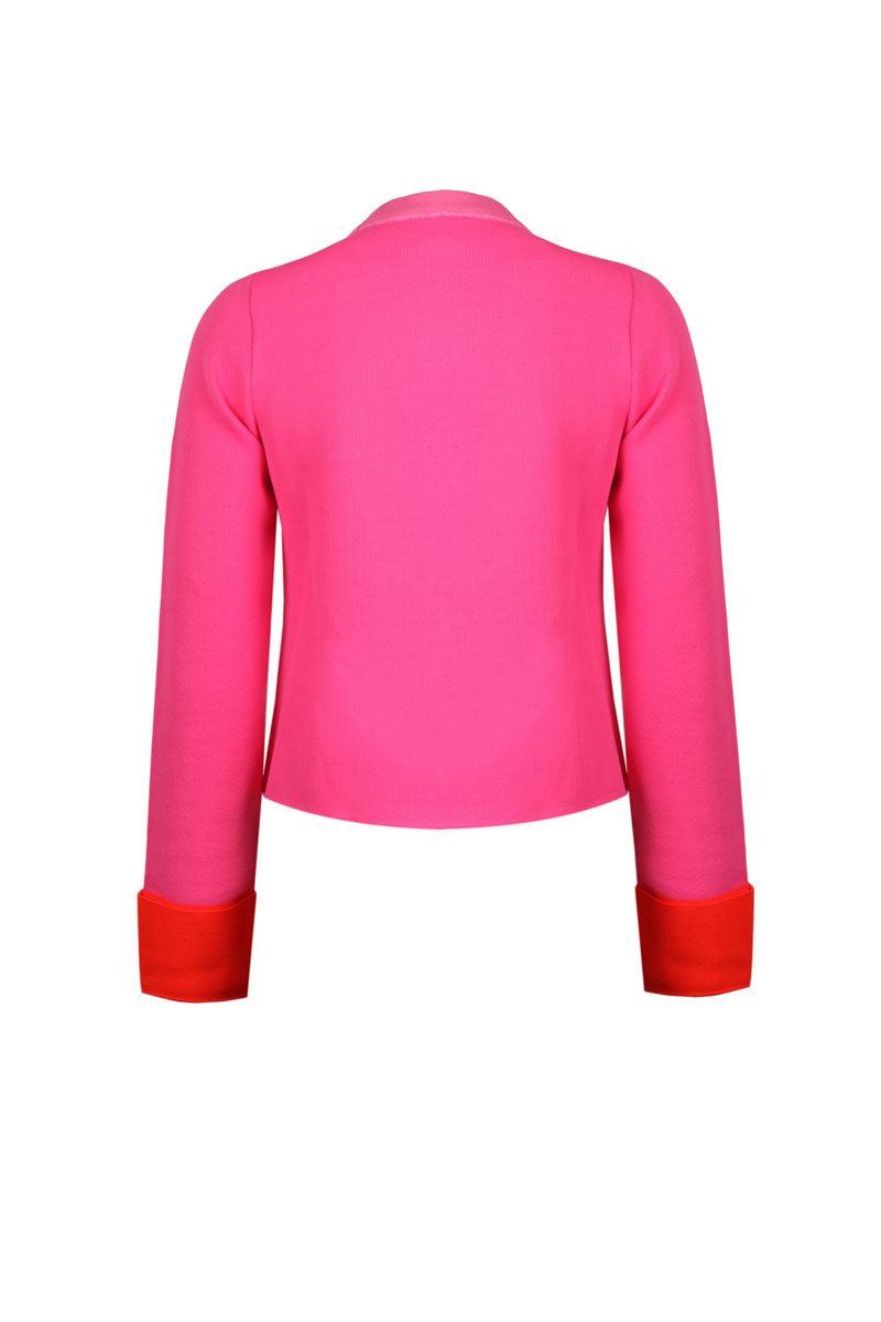 NEON TWO COLOR KNITWEAR SWEATER