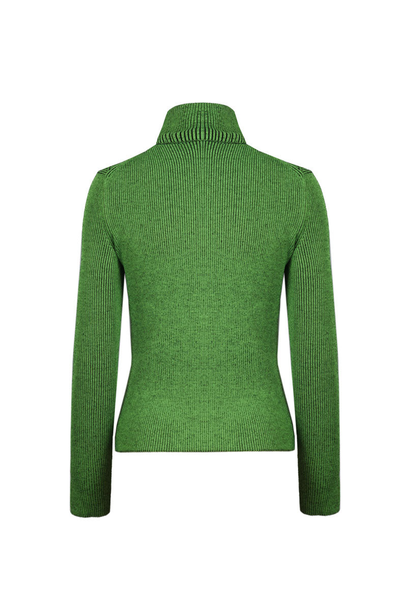 NEON TURTLE NECK KNITWEAR SWEATER