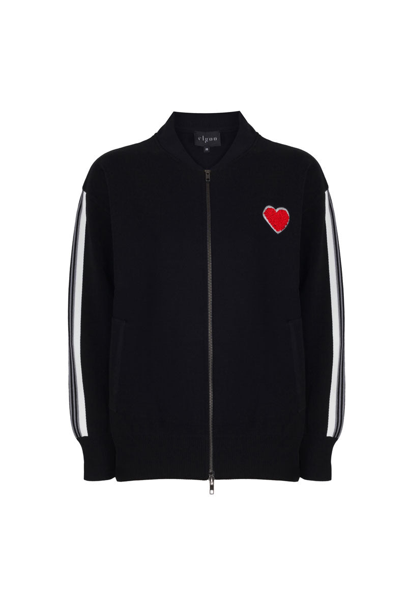 GUN EMBROIDED SWEATER TOP