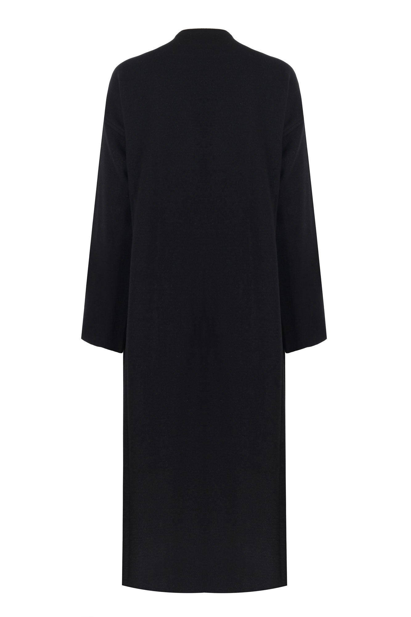 LONG KNITWEAR JACKET BLACK