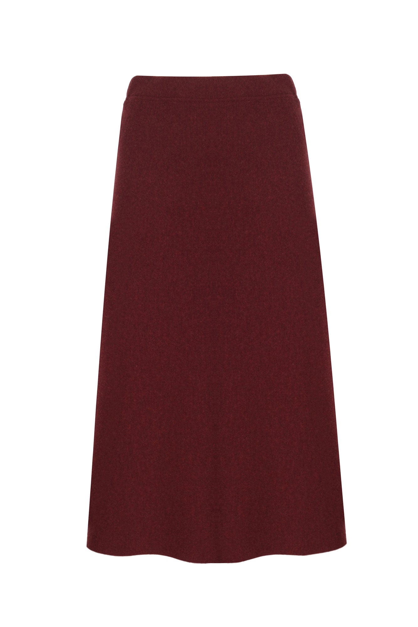 FELT MAROON SKIRT