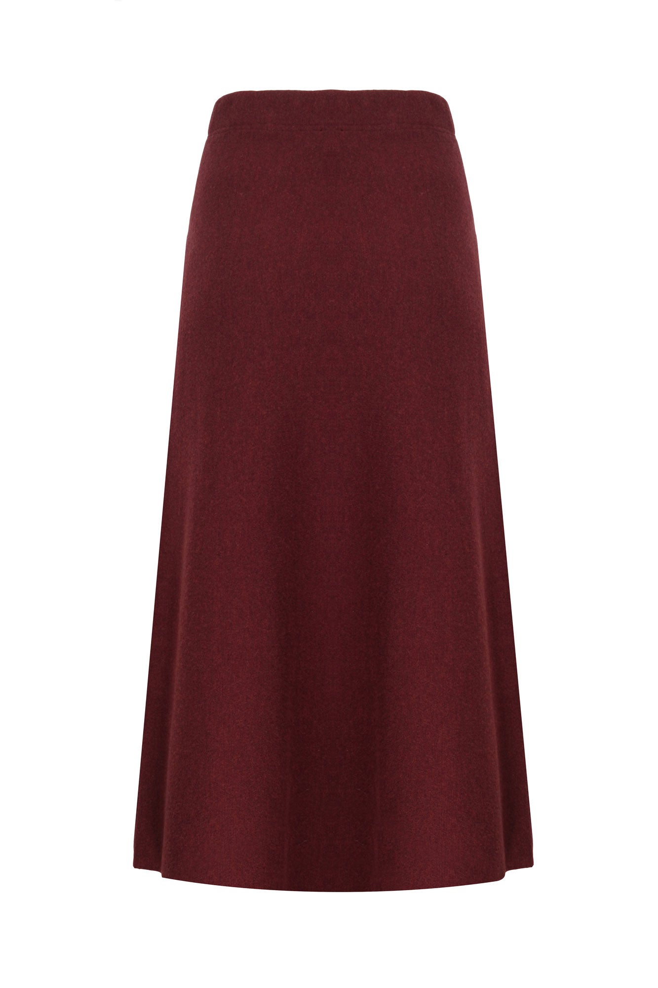 FELT MAROON SKIRT